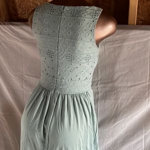 LOFT Embroidered Bodice Dress